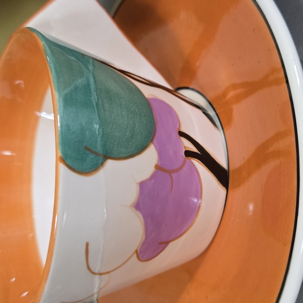 Colorful Geometric Art Deco Tea Set - Picture 2 of 8